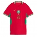 Maglie da calcio Marocco Ayoub El Kaabi #20 Prima Maglia Femminile Mondiali 2026  Manica Corta